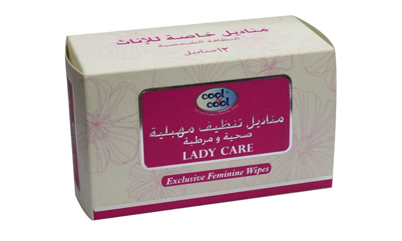 Lady Care Wipes 12S