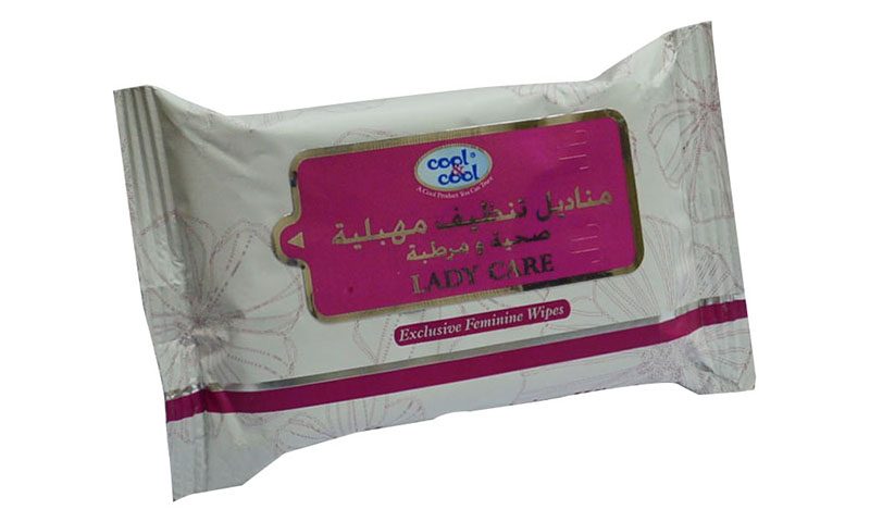 Lady Care Wipes Resealable Embosed 20S