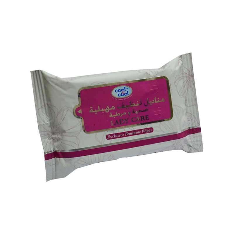 Lady Care Wipes Resealable Embosed 20S