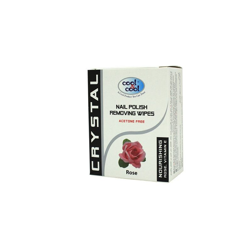 Nail Polish Removing Wipes Rose 5S Acetone Free