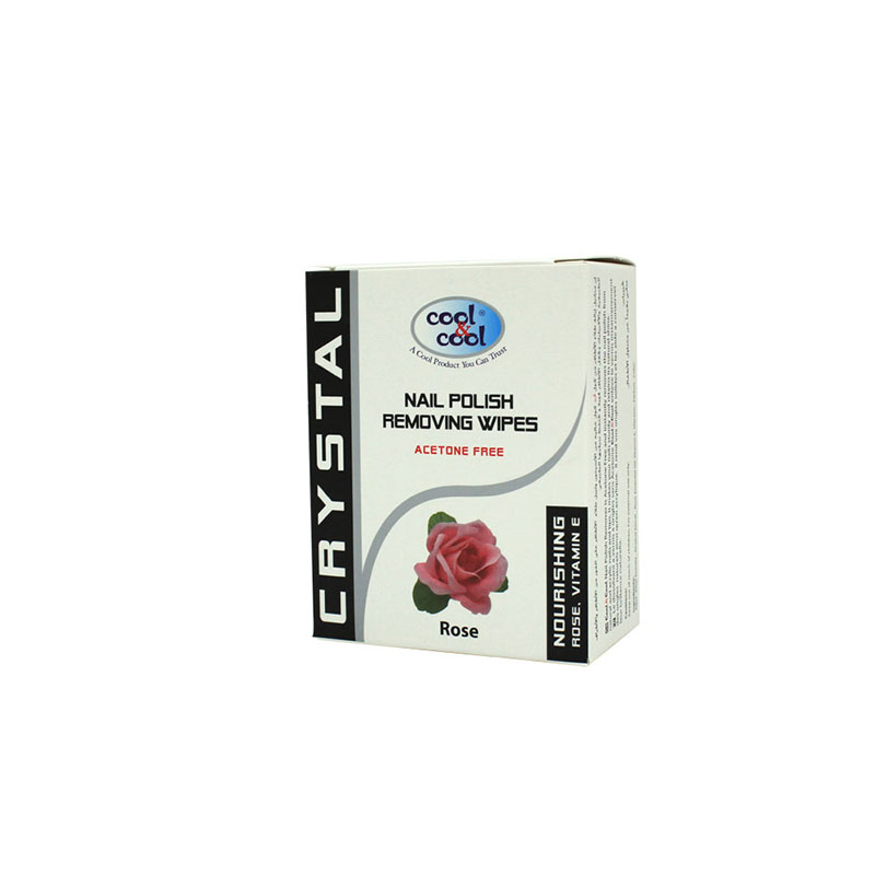 Nail Polish Removing Wipes Rose 5S Acetone Free