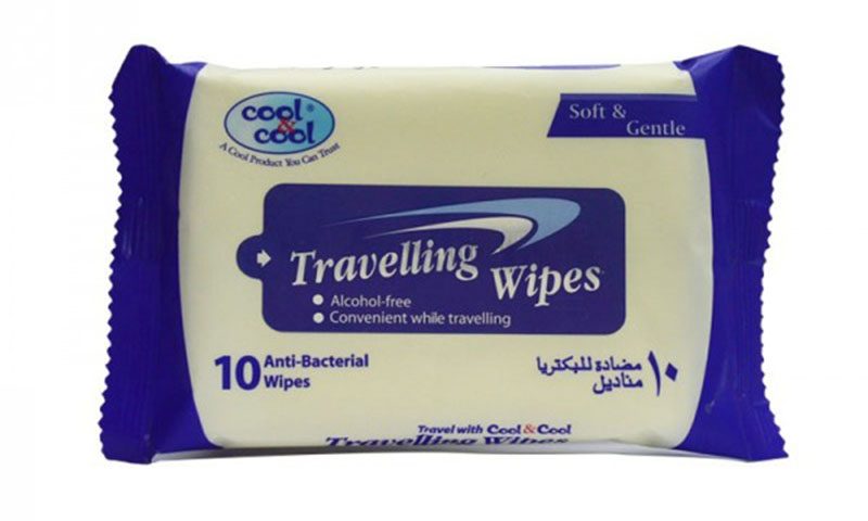 Travelling Wipes 10 S